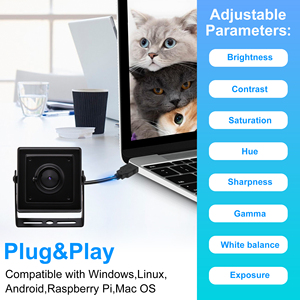 Webcam Micro USB ELP 2MP Full HD 1080P à faible luminosité, objectif 3,7 mm, capteur IMX323, compression H.264 pour l'enregistrement vidéo - Product Image 5