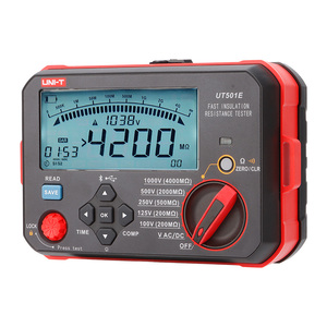 เครื่องทดสอบฉนวนไฟฟ้าแบบดิจิตอล UNI-T UT501E รุ่นดั้งเดิม เครื่องวัดความต้านทานแบบดิจิตอล เมกะโอห์มมิเตอร์ - Product Image 2