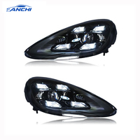 Sistema de Iluminación para Automóvil 958.1 2011-2014 Actualizado a 9Y0 2023, Faros Delanteros LED con Proyector de Cuatro Puntos para Porsche Cayenne