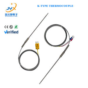 <span class=keywords><strong>Thermocouple</strong></span> de type K industriel haute précision, personnalisable, 2 fils, acier inoxydable, OEM et ODM pris en charge - Product Image 1