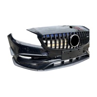 Kit carrosserie d'occasion en PP style A45 AMG/A200 pour Mercedes-Benz Classe A W176 2012-2018 – Pare-chocs avant/arrière et jupes latérales