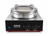 Crêpière électrique en acier inoxydable 3 kW, crêpière commerciale avec plaques en fer ou en aluminium