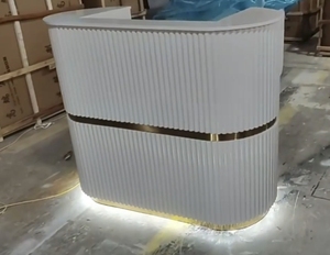 Mostrador de Recepción Minimalista de Diseño Europeo para <span class=keywords><strong>Yoga</strong></span>, Tienda de Ropa Femenina, Salón de Belleza, Salón de Uñas, Gestión de la Piel - Product Image 4