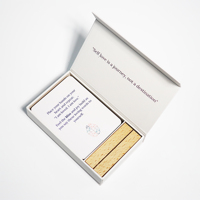 54 cartes d'affirmation motivantes pour filles, personnalisées, quotidiennes, pour un ensemble de impressions positives, boîte de jeu de cartes de méditation, santé mentale axée