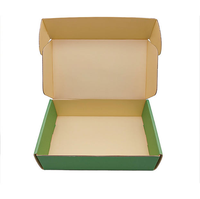 Échantillon gratuit de boîte de livraison pliable en carton ondulé personnalisée, emballage écologique pour vêtements avec logo personnalisé