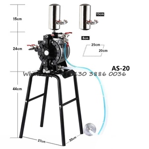 Bombas Neumáticas Industriales <span class=keywords><strong>de</strong></span> Doble Diafragma para Trabajo Pesado, <span class=keywords><strong>Bomba</strong></span> <span class=keywords><strong>de</strong></span> Doble Diafragma Operada por Aire para Pegamento, <span class=keywords><strong>Pintura</strong></span>, Pulverización, Mezclador - Product Image 4