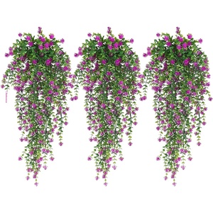Fiori Artificiali in Rete di Plastica, Eucalipto, Camelia, Edera, Foglie Verdi Miste, Decorazione da Parete, Piccolo Loto - Product Image 6