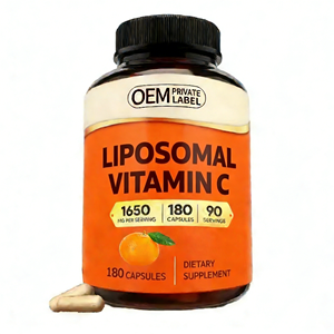 OEM/ODM Ros Vitamine C Liposomale Liposomale Vitamine C <span class=keywords><strong>Capsule</strong></span> 1650mg Biologische Collageen Booster voor Bloedende Tandvleugels - Product Image 1
