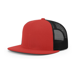 Hochwertige Wollmischung Vorne Nylon-Mesh Hinten Klassische Trucker-Kappe Flacher Schirm Richardson 511 Hüte Snapback-Kappe - Product Image 6