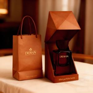 Botella <span class=keywords><strong>de</strong></span> Perfume Vacía Plana Personalizada OEM, Botella <span class=keywords><strong>de</strong></span> Vidrio para Perfume <span class=keywords><strong>de</strong></span> Fondo Grueso <span class=keywords><strong>de</strong></span> 50 ml, Pulida, con Caja Personalizada y Bolsa <span class=keywords><strong>de</strong></span> Papel - Product Image 1