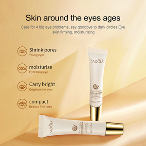 SADOER Meilleure Crème Contour des Yeux pour la Beauté en Gros Tube à l'Extrait de Bave d'Escargot Soin Nourrissant Raffermissant Anti-Rides avec Ingrédient Glycérine - Product Image 2