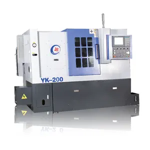 Torno paralelo Torno de Mecanizado Centro de torneado cnc Máquina de torno de cama inclinada con guía lineal de eje X/Z