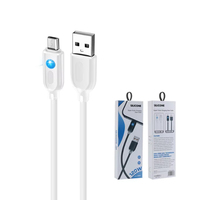 Câble de charge rapide USB C de bonne qualité avec lumière LED 120W, câble de charge de données pour téléphone Android Samsung