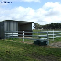 Écuries portables pour chevaux à prix réduit, faciles à démonter, utilisables comme boxes temporaires en HDPE avec toit, longue durée de vie