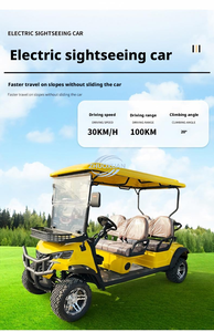 Carrito de Golf Eléctrico Todoterreno de Litio para 4 Pasajeros, 4KW, para Transporte en Campos de Golf, Resorts y Hoteles, Cumple con CE - Product Image 4