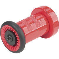 Boquilla de Rociado de Plástico Roja TOWAY para Mangueras Contra Incendios Clase B, Tipo Giratorio de Fácil Operación DN15 (1/2") Modelos 1-1/2" 2"