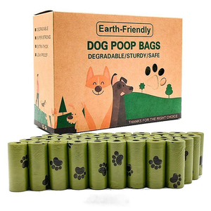 Emballage bio écologique personnalisé de luxe de qualité supérieure dégradable certifié compostable sac à déchets de merde de chien chat - Product Image 2