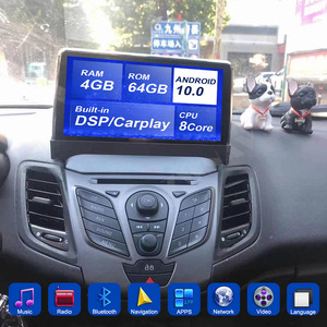 DSP Carplay <span class=keywords><strong>Android</strong></span> 10 pantalla reproductor multimedia para Ford Ecosport 2009-2013 navegación GPS de Radio de Audio estéreo BT unidad de cabeza - Product Image 2