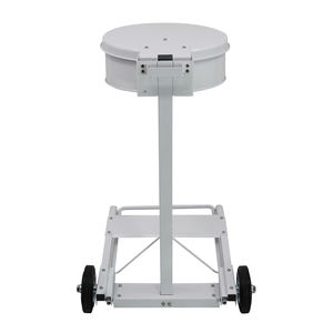 Carrito de Basura con Pedal de Acero Inoxidable y Tapa Abatible |   Carro de Basura Comercial Resistente para Cocina de Restaurante - Product Image 3