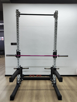 Machine multifonctionnelle commerciale de forme physique de puissance pour le support de Squat de presse d'haltères d'entraînement de gymnase de bodybuilding avec la fonction d'épaule
