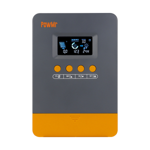 PowMr yüksek verim 25A 35A 45A güneş şarj regülatörü 12V/24V otomatik MPPT güneş pil şarj cihazı denetleyici