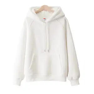 Custom logo hoodies plain white trui leeg hoodie voor mannen