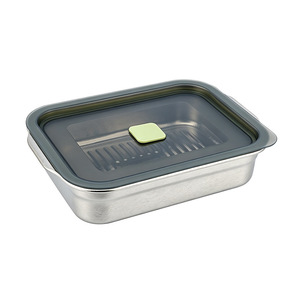 Boîte de conservation en titane pur avec couvercle rectangulaire hermétique, boîte de rangement pour réfrigérateur, boîte de pique-nique, boîte à lunch - Product Image 1