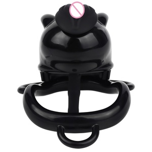 Jaula de Castidad FRRK Sissy Devil de Resina ABS con Estimulador de Clítoris Desmontable, Tapón Uretral de Silicona para Pene, Juguetes Sexuales para Hombres - Product Image 4