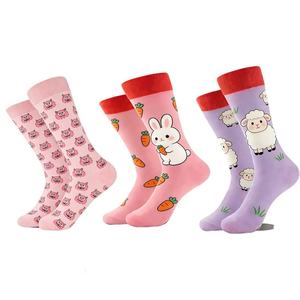 Nuovi Calzini Sportivi in Cotone Lavorati a Maglia Personalizzati con Fantasie Cartoni Animati Divertenti Anti-Frizione ODM per Bambini <span class=keywords><strong>e</strong></span> Ragazzi Basket Calcio - Product Image 4