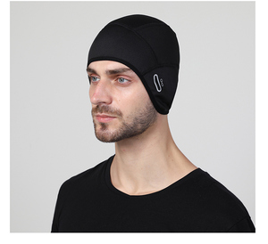 Logo Kustom Penutup Kepala Bersepeda Musim Dingin Berbahan Fleece Tahan Angin dan Hangat dengan MOQ Rendah - Product Image 3