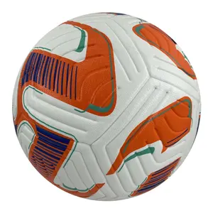 हॉट सेलिंग फ़ुटबॉल फ़ुटबॉल बॉल आकार 5 आधिकारिक मैच अच्छी गुणवत्ता अनुकूलित लोगो फ़ुटबॉल बॉल वयस्कों के लिए मूल फ़ुटबॉल बॉल