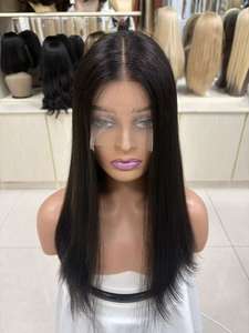 Wholesale HD <b>Lace</b> Front Wigs Chinese Hair Virgin Pre Plucked Natural Hairline Glueless Transparent <b>Lace</b> Breathable <b>Elastic</b> Small - Product Image 2