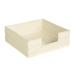 <span class=keywords><strong>Porte</strong></span>-serviettes <span class=keywords><strong>en</strong></span> porcelaine <span class=keywords><strong>de</strong></span> forme carrée pour Restaurant et hôtel - Product Image 6