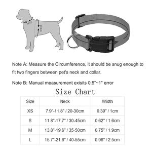 Kerah hewan peliharaan anjing nilon sublimasi polos terpisah - Product Image 6