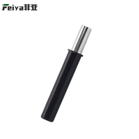 Amortisseur carré robuste en acier inoxydable galvanisé à fermeture douce - Amortisseur hydraulique silencieux pour meubles, poubelles et quincaillerie