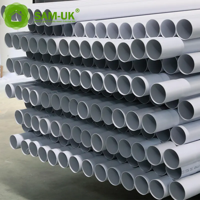 Tùy biến 20 inch Đường kính ống PVC Ống Polypropylene 100mm phụ kiện nước 4 giá pluming nhựa lớn 1 Giá 3