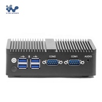 VINCANWO Mini PC industrial sin ventilador de alta calidad Intel Chipset NUC Nano Mini ordenador sin ventilador nuevo y usado