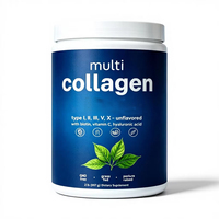 Poudre de Collagène Pur à Marque Blanche, Boisson Éclaircissante, Collagène Marin en Poudre Protéinée avec Biotine et Vitamine C, OEM