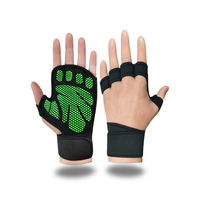 Gants de musculation pour hommes en polyester avec support de poignet, anti-ampoules, antidérapants pour haltères, haltères à manche et escalade en extérieur