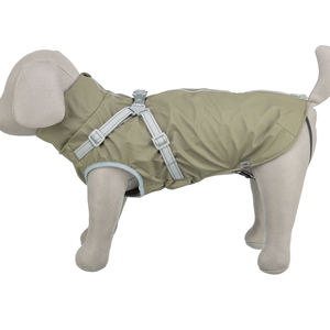 Ropa para Mascotas Pontis Rain S Verde Oliva con Arnés, Capa Elegante y Funcional para tu Amigo Peludo - Product Image 2