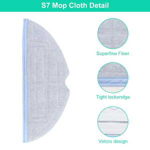 Hot Sales Microfiber Vacuum <b>Mop</b> Cloth Pads S7 S7+ S7 MaxV MaxV+ T7S T7+ T7S+ Robot Vacuums Household Cleaners Microfiber Replace - Product Image 4