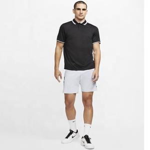 Camisetas Deportivas de Golf para Hombre PIHA SPORTS, Manga Corta, Color Contrastante, Cuello a Cuadros, Algodón 220g, Logotipo Delantero y Trasero - Product Image 1