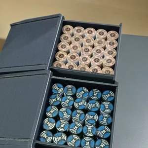 Punta de Taco de Billar Kamui Duradera de 14 mm, SS/S/<span class=keywords><strong>M</strong></span>/H, Transparente, con Caja de Madera para Jugadores de Billar - Product Image 6