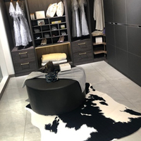 Großer Maßgefertigter Teppich mit Tiermuster Kunstfell-Teppich für Wohnzimmer und Schlafzimmer