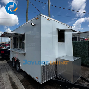 food trailer with full kitchen equipments coffee trailers and bbq <b>carts</b> commercial vending trailer mobile food truck on wheels - Product Image 6
