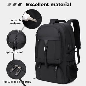 <span class=keywords><strong>Sac</strong></span> <span class=keywords><strong>à</strong></span> <span class=keywords><strong>dos</strong></span> de sport personnalisé <span class=keywords><strong>50L</strong></span> pour hommes et femmes, antivol, avec port de charge USB, <span class=keywords><strong>sac</strong></span> <span class=keywords><strong>à</strong></span> <span class=keywords><strong>dos</strong></span> décontracté pour le sport, compartiment pour chaussures, plusieurs compartiments - Product Image 5