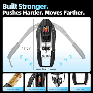 Exercice de bras réglable de 22-440lbs RS Upgrade Machine d'exercice de bras hydraulique <span class=keywords><strong>Twister</strong></span> de bras et de poitrine - Product Image 4