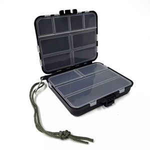 Caja Organizadora Portátil Mini de Plástico para Señuelos de Pesca, Accesorios para Señuelos de Lago y Río, Cucharas, Anzuelos y Accesorios para Uso en Exteriores - Product Image 1