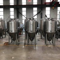Fermenteur conique de 100 l utilisé pour la brasserie artisanale à domicile
