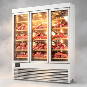 Congelador de carne de tres puertas, gabinete de maduración de carne de doble capa, gabinete de preservación de frescura con enfriamiento por aire - Product Image 2